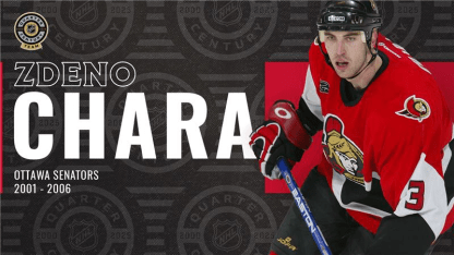 Zdeno Chara Named to NHL's All Quarter-Century Team