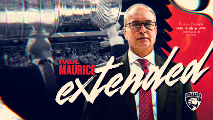 Florida Panthers Agree to Terms with Head Coach Paul Maurice on Multi-Year Contract Extension 