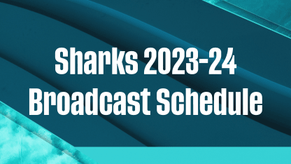 San Jose Sharks Announce Broadcast Schedule for 2023-24 Season