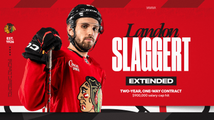 RELEASE: Blackhawks Sign Slaggert to Two-Year Extension