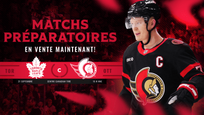 Billets de matchs préparatoires en vente MAINTENANT !