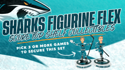 Score Celebrini & Eklund Figurines!