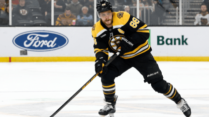 David Pastrnak Named NHL Third Star of the Week