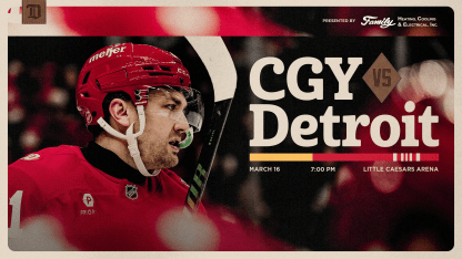 PREVIEW: On Monday, Red Wings open crucial four-game homestand versus Flames 