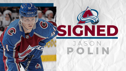 Avalanche Signs Jason Polin