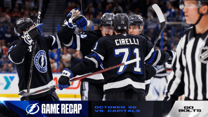 Recap: Tampa Bay Lightning 3, Washington Capitals 0