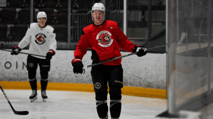 Tkachuk practices in non-contact jersey