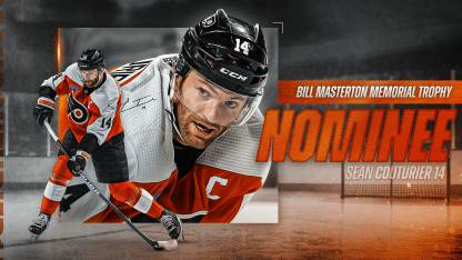 Sean Couturier Nominated for the Bill Masterton Memorial Trophy by PHWA