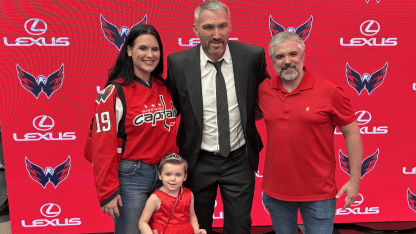 Ovechkin with Sunny and family