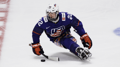 Hockey inspires USA Paralympian Noah Grove after cancer