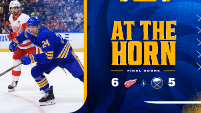 buffalo sabres detroit red wings at the horn recap highlights 