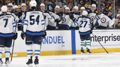 WPG@BOS: Ehlers scores goal against Joonas Korpisalo