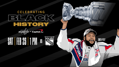 Capitals To Celebrate Black History Presented by Capital One Feb. 25 vs. New York Rangers