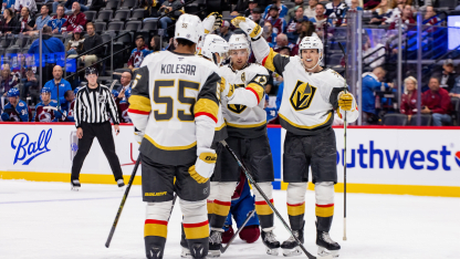 Los Golden Knights Vencen al Avalanche Por 6-1 y Suman Su Tercera Victoria de la Pretemporada