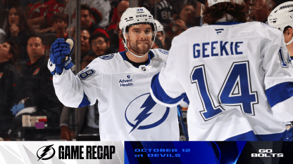 Recap: Tampa Bay Lightning 8, New Jersey Devils 5