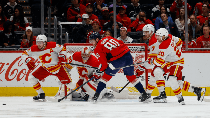 Calgary Cools Off Caps, 3-1