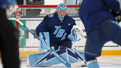 Unmasking the Stadium Series: goaltender Andrei Vasilevskiy mask a nod to home
