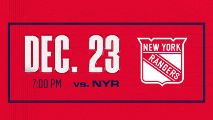 December 23 vs. NYR
