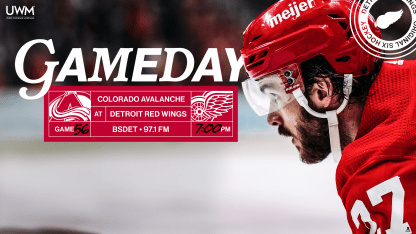PREVIEW: Red Wings back at Little Caesars Arena to face Avalanche on Thursday