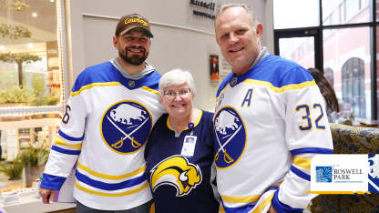 PHOTOS | Hockey Fights Cancer - Alumni visit Roswell Park
