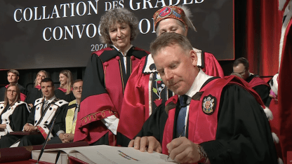 Daniel Alfredsson awarded honorary degree by University of Ottawa