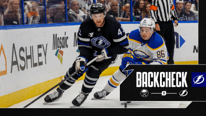The Backcheck: Slow start topples Tampa Bay Lightning against Buffalo Sabres