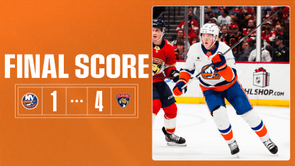 FINAL: Panthers 4, Islanders 1