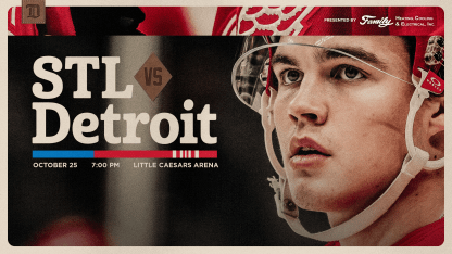 PREVIEW: Red Wings want to start strong, limit rush opportunities against Blues on Saturday night