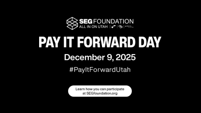SEG Foundation Invites Utahns to ‘Pay It Forward’ on December 9 | RELEASE 12.2.25