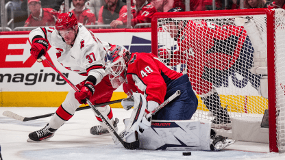 Canes Overwhelm Caps, Win Game 1 in OT