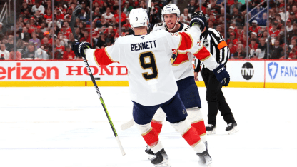 For all the dogs: Panthers’ Sam Bennett nets a goal for rescue animals