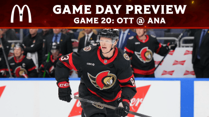 Halliday to make debut as Sens begin road trip