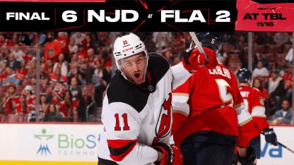 DEVILS AT PANTHERS 11/14/24 GAME STORY