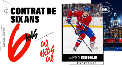 Prolongation de contrat de six saisons pour Kaiden Guhle