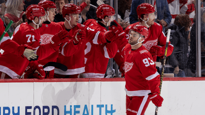 DeBrincat goes top shelf