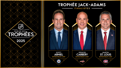 Arniel, Carbery et St-Louis en lice pour le trophée Jack-Adams