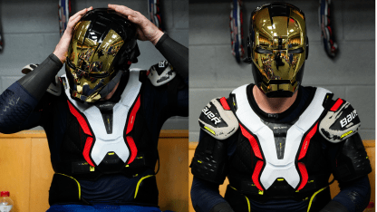 Horvat Gets Iron Man Mask for Shootout Winner in 3-2 SO Win Over Blackhawks