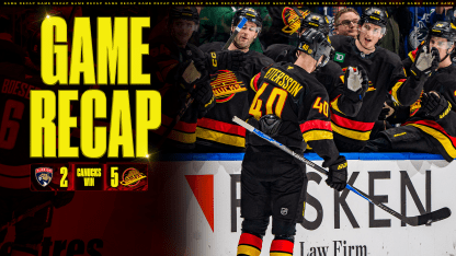 Elias Pettersson Scores Two, Canucks Take Down Panthers 5-2