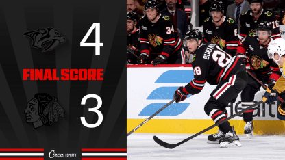 RECAP: Chicago Drops Fifth Straight as Nashville Overpowers Middle Period