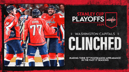 Capitals Clinch Final Playoff Spot, Seek Their Second Stanley Cup