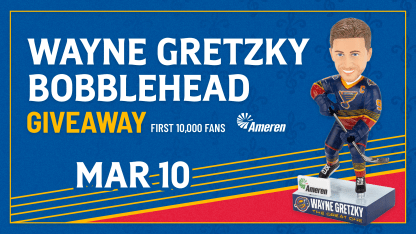 Arrive early for the Wayne Gretzky Bobblehead Giveaway