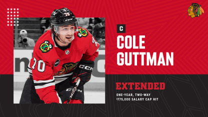 RELEASE: Blackhawks Sign Cole Guttman to One-Year, Two-Way Contract