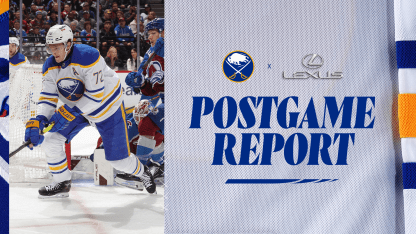 buffalo sabres colorado avalanche recap highlights tage thompson