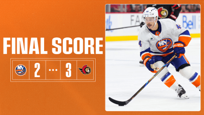 FINAL: Senators 3, Islanders 2