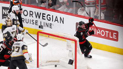 Aho scores slick goal