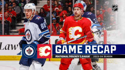 Winnipeg Jets Calgary Flames game recap February 19