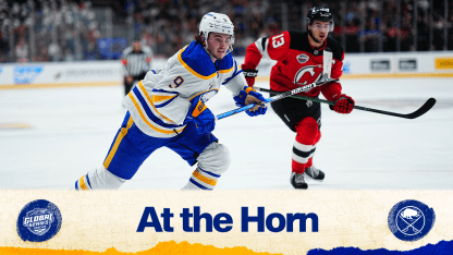 at the horn buffalo sabres new jersey devils game recap october 4 2024 nhl global series prague