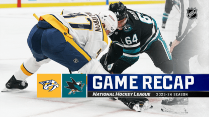 Game Recap: Predators vs Sharks 2/24