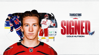 Capitals Sign Cole Hutson