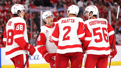 RECAP: Red Wings grind out 4-2 road win over Blackhawks to open 2024-25 preseason